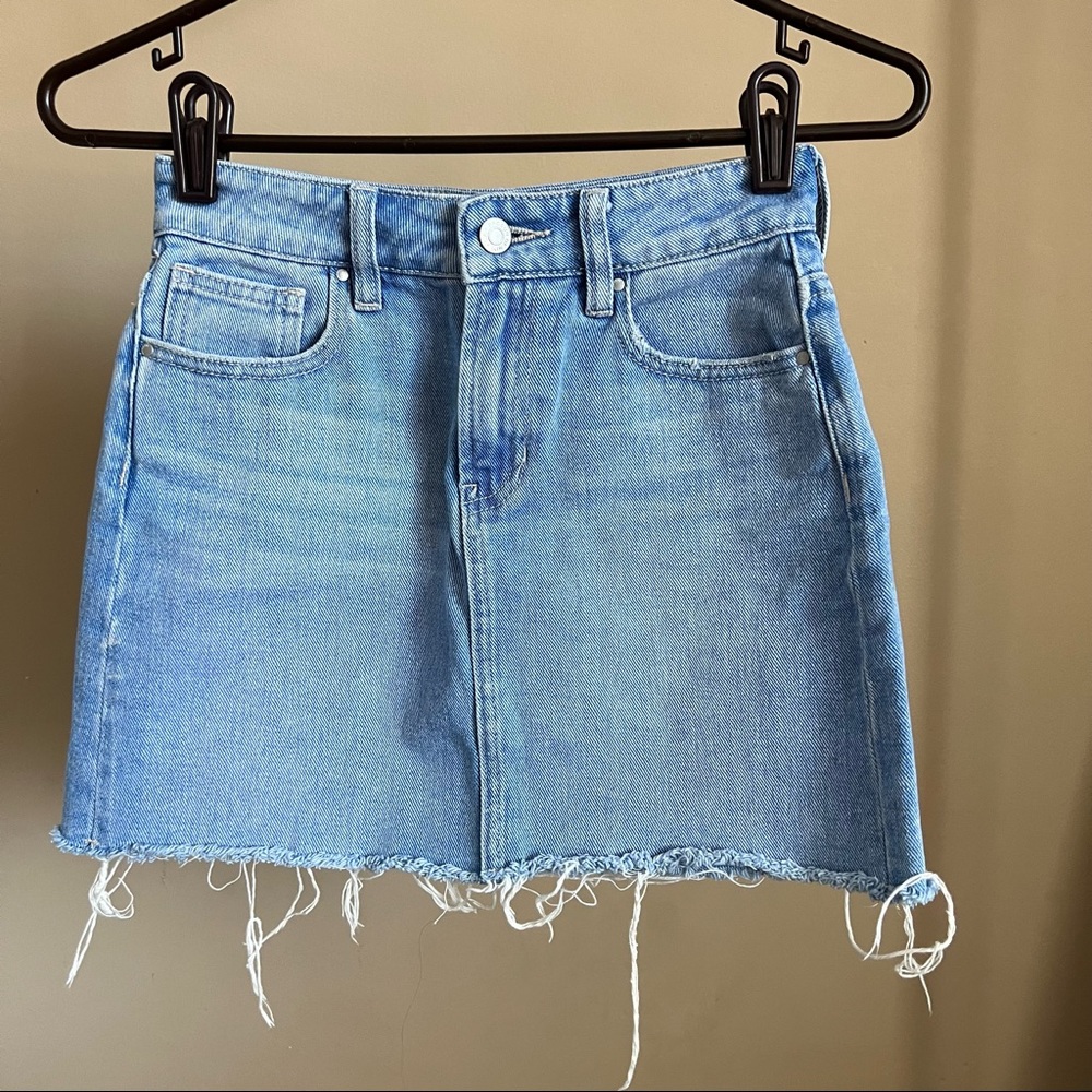 Denim Mini Skirt